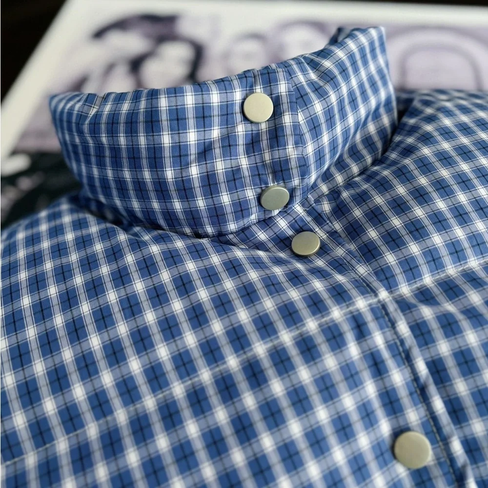 Ralph Lauren Blue and White Gingham Vest - Picture 4 of 4